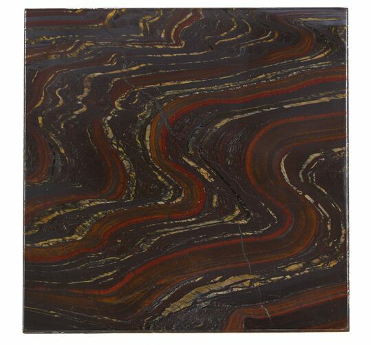Tiger Iron Stromatolite Shower Tile - Billion Years Old #48807